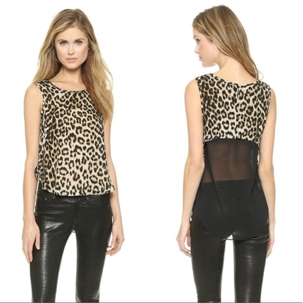 Rag & Bone semi sheer back blouse S